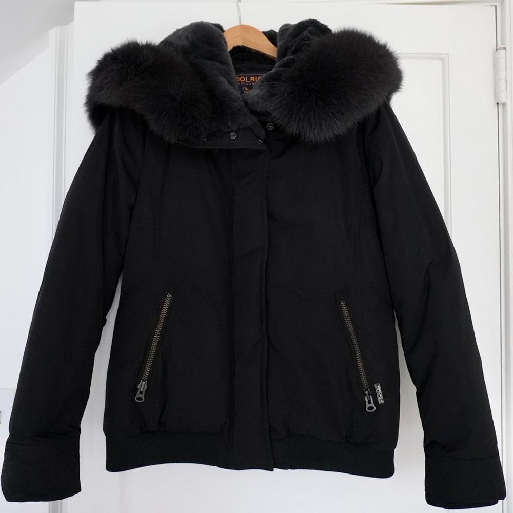 WOOLRICH Fur winter jacket size L